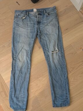 Gap + GQ John Elliott + Co skinny selvedge jean